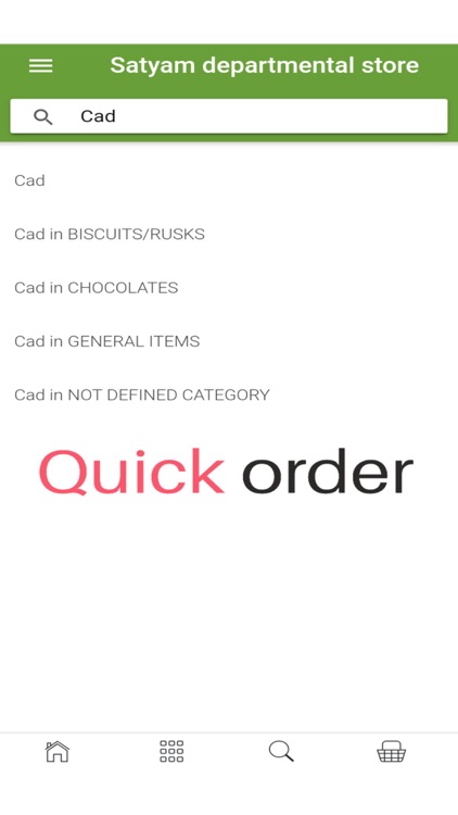 Quick Order