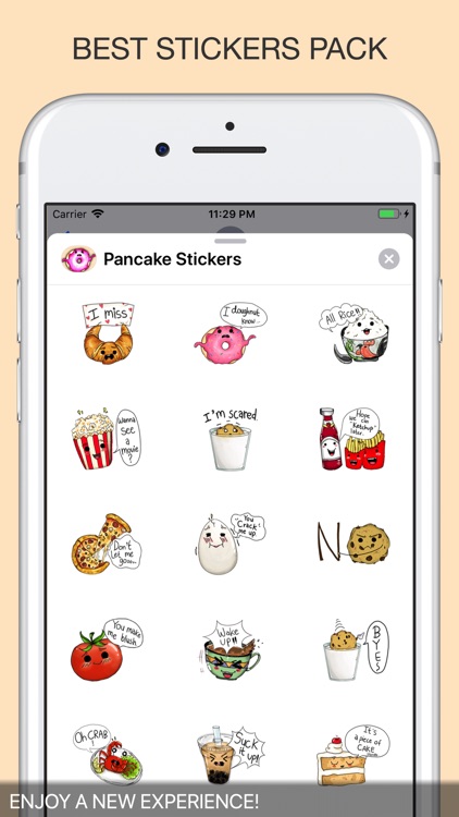 Pancake Stickers