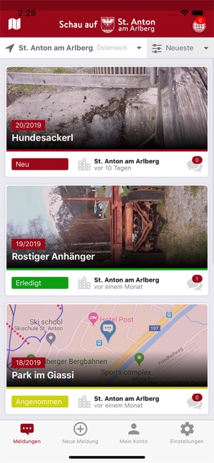 Schau auf St. Anton am Arlberg(圖1)-速報App