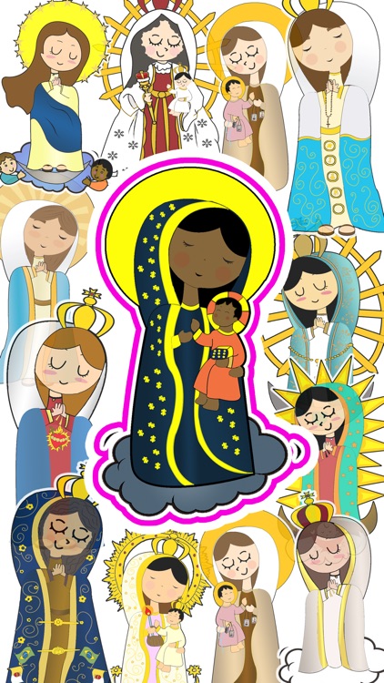 Virgin Mary Stickers