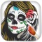 Sugar skulls coloring book for adults