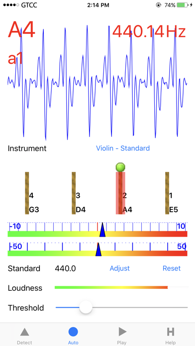 Accurate Violin Tuner Screenshot 2