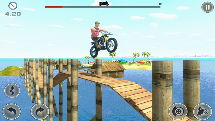 Bike Beach Stunt Master Game