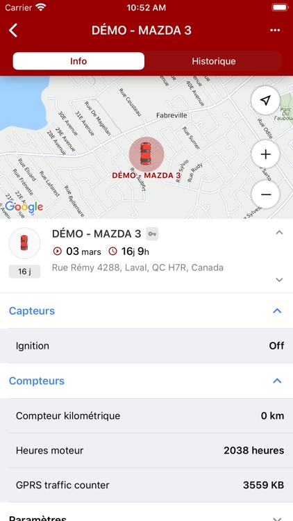 Géolocalisation EasyGo