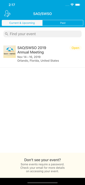 SAO/SWSO Annual Meeting(圖2)-速報App