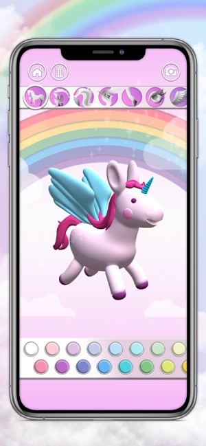 Unicorn 3D Coloring Book(圖3)-速報App