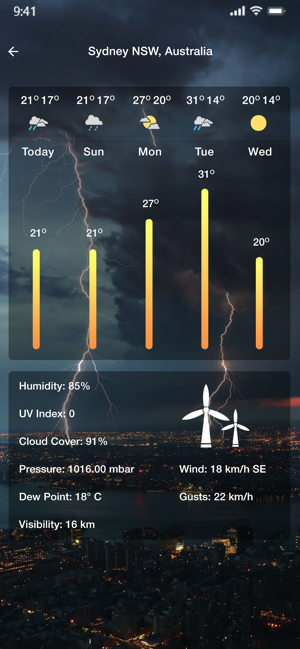 Dark Weather - The Weather App(圖3)-速報App