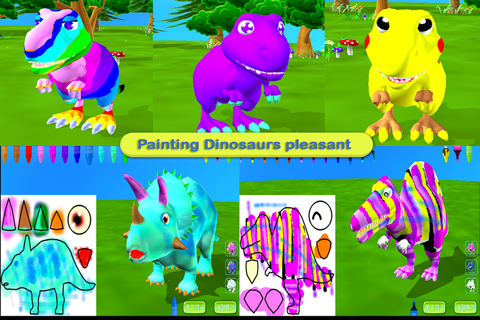Dinosaur Coloring 3D - AR Cam - náhled