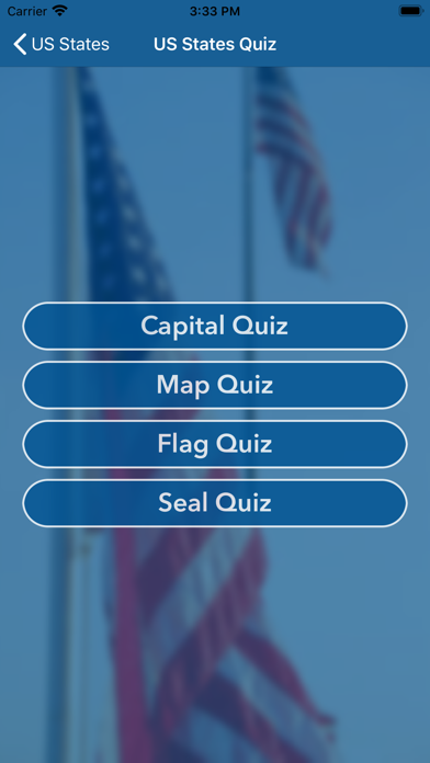 US States Flags Seals Quiz screenshot 4