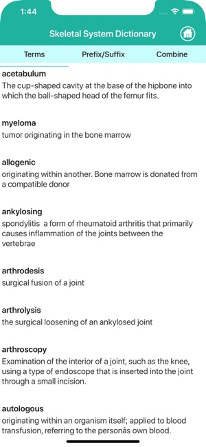 Skeletal System Medical Terms(圖7)-速報App