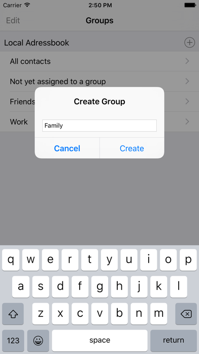 How to cancel & delete Contact Groups App from iphone & ipad 1