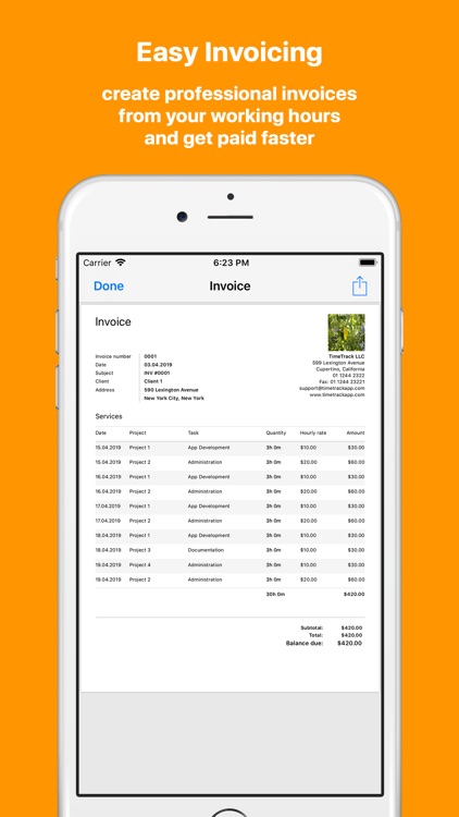 Time Tracker and Timesheet