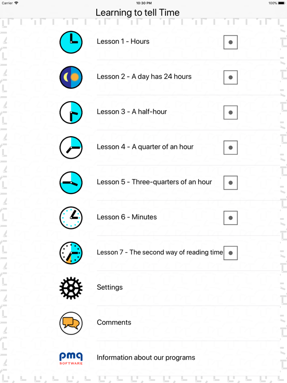 Screenshot #4 pour Learning to tell Time VPP