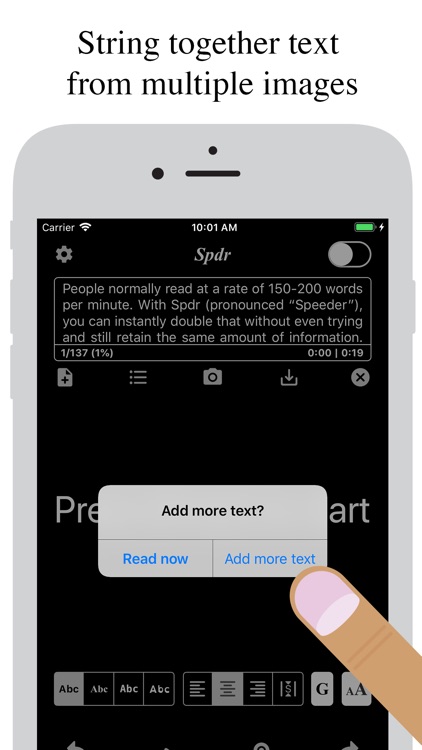 Spdr - Speed Reading screenshot-7