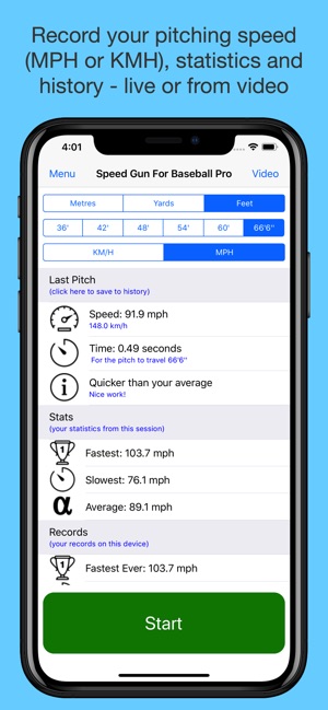 Speed Gun for Baseball Pro(圖3)-速報App