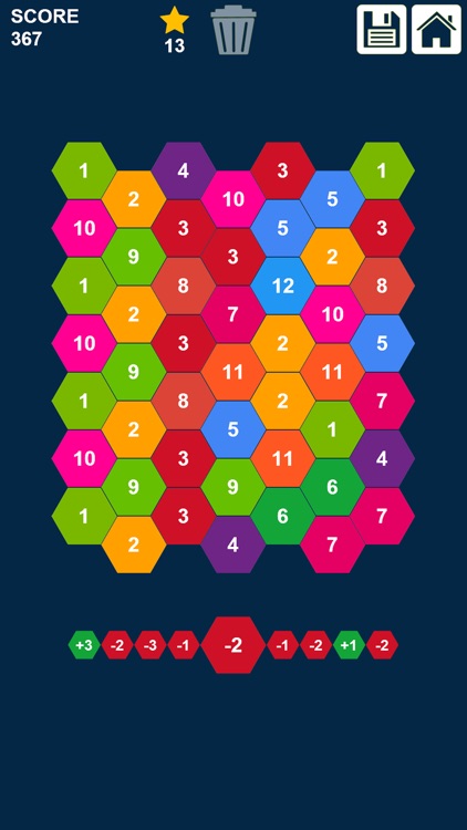 Hexagons: Drag and Merge screenshot-8