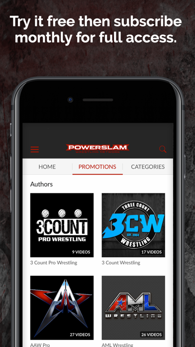 How to cancel & delete Powerslam Wrestling Network from iphone & ipad 4