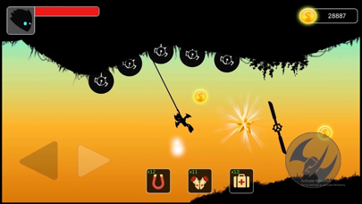 Stickman swing : Rope Swing screenshot 2