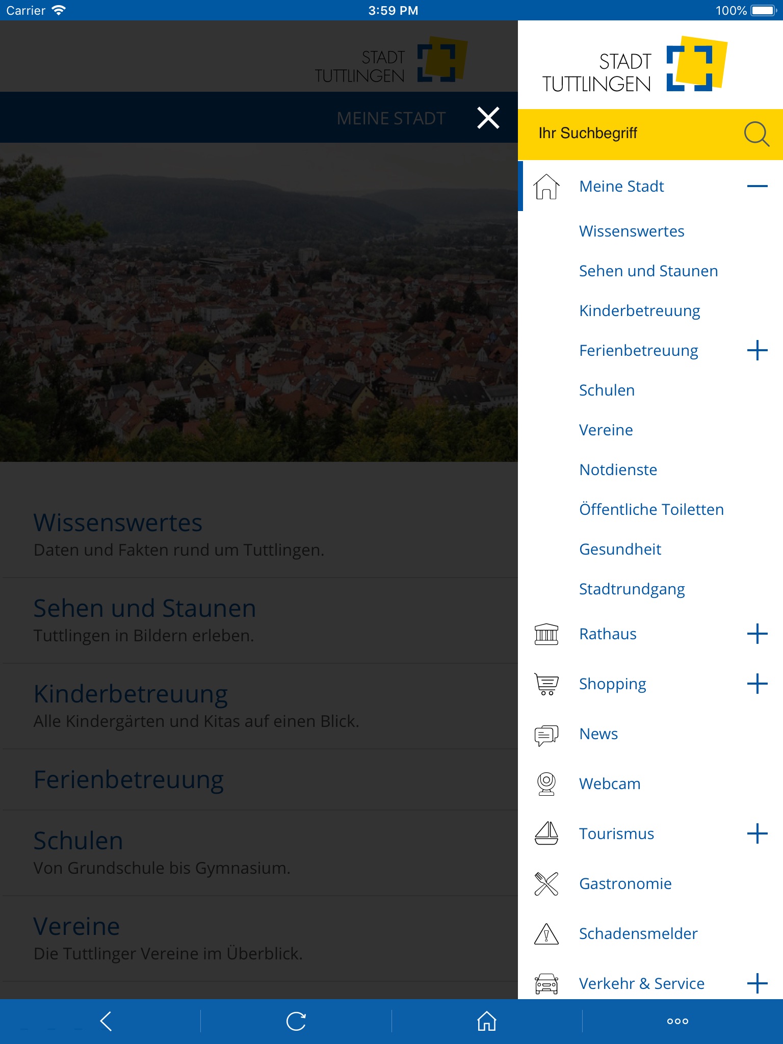 Tuttlingen City App screenshot 2