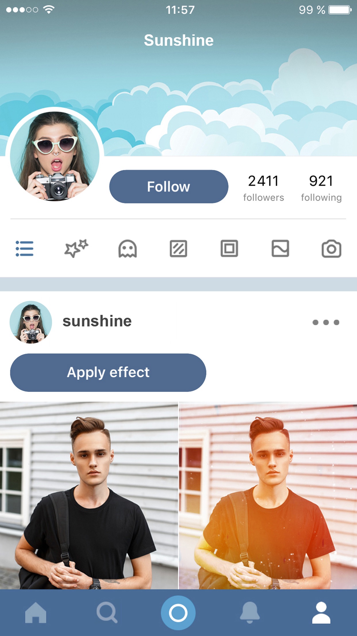 Screenshot do app Avatan - Social Photo Editor
