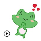 Animated Cute Frog Emoticon