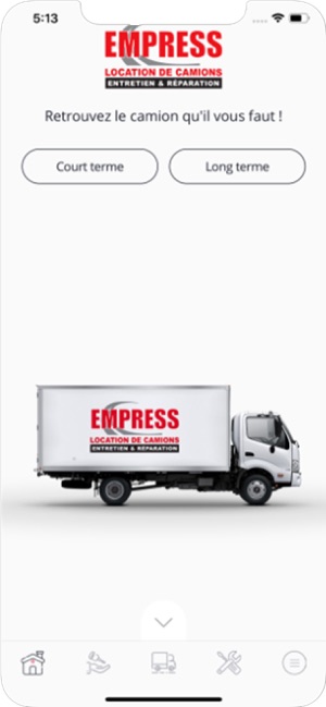 Empress location de camions