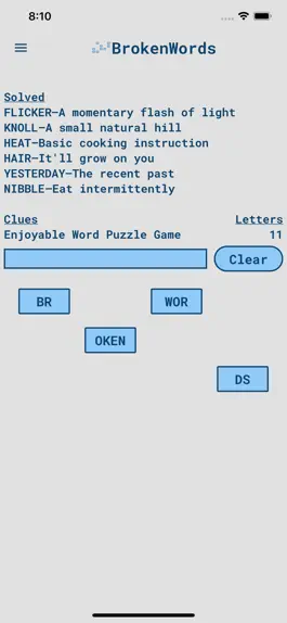 Game screenshot BrokenWords.io apk