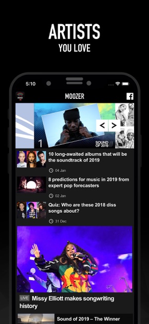 Moozer Music TV Live Player 音樂(圖2)-速報App