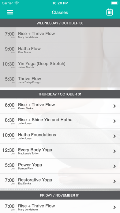 Thrive Yoga & Wellness screenshot 2
