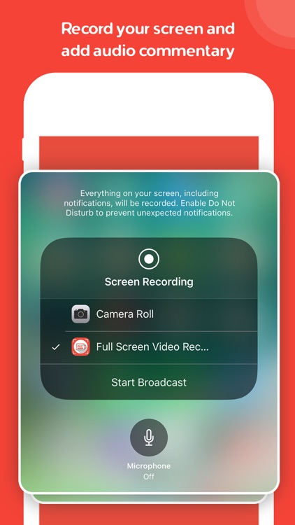 Full Screen Video Recorder