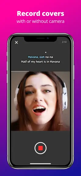 Game screenshot iSing - Sing & Record Karaoke mod apk