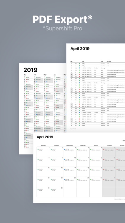 Supershift - Shift Calendar screenshot-5