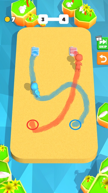 Draw Path: Beach Run