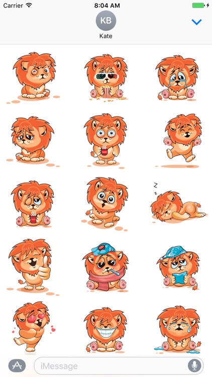 Sticker me: Funny Lion