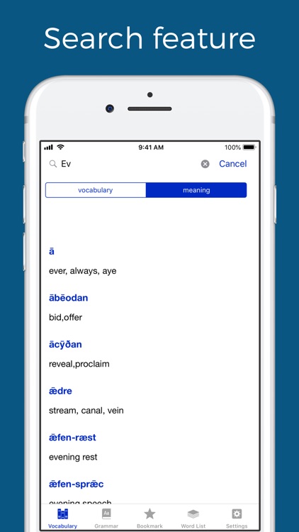Anglo-Saxon Grammar, Exercise