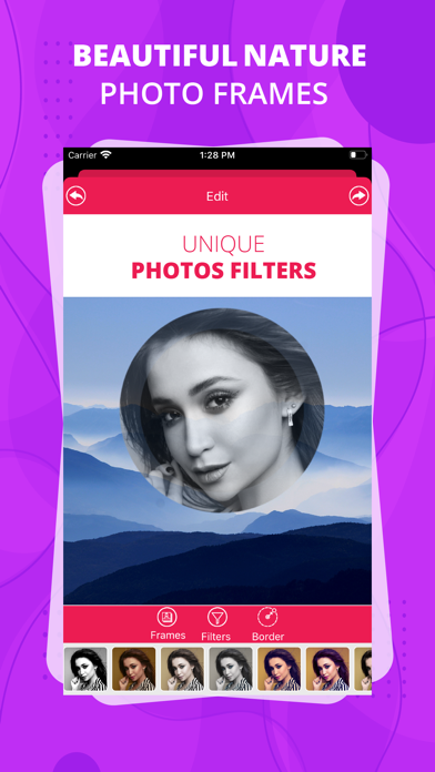 How to cancel & delete Beautiful Nature Photo Frames-Makeup Gallery &Camera Photo with different Frames & Share or Save it from iphone & ipad 3