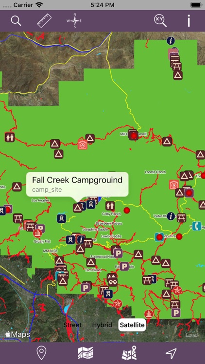 Angeles National Forest GPS