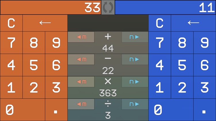 Fast Calc - dual keypad screenshot-3