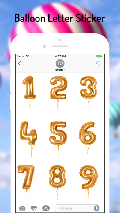 How to cancel & delete Balloon Letters Sticker from iphone & ipad 1