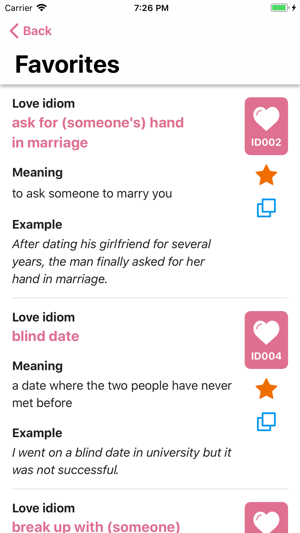 English Love Idioms(圖3)-速報App