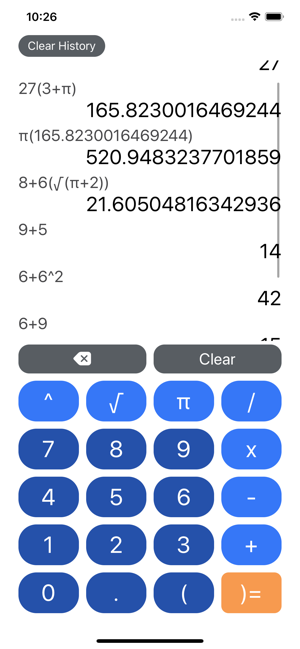 Multi Line Calculator