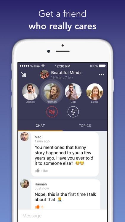 Wakie Chat – Talk to People screenshot-3