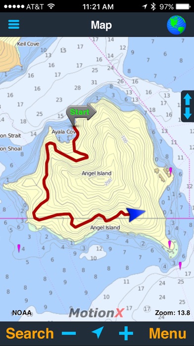 MotionX GPS screenshot1
