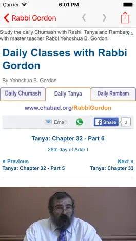 Game screenshot Daily Classes — Rabbi Gordon apk