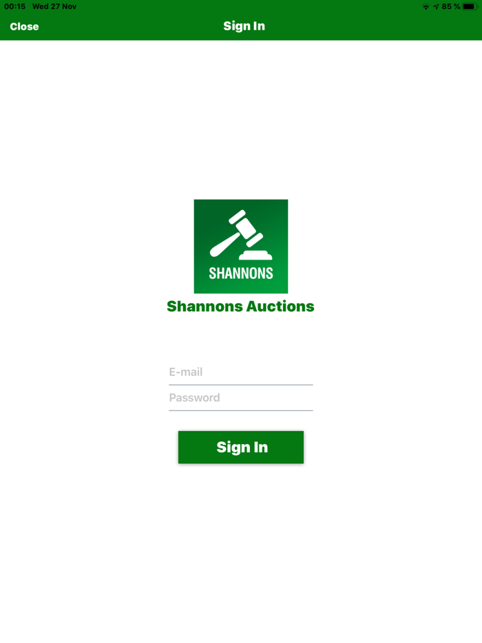 Shannons Auctions Bidding