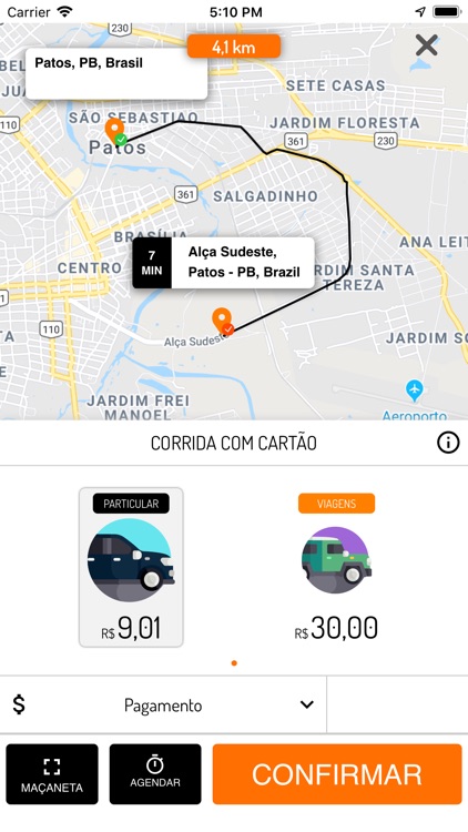 Rota Patos - Cliente