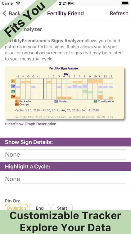 Fertility Friend FF App screenshot-4