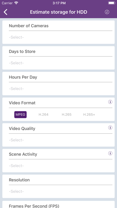 WD Purple Storage Calculator screenshot 3