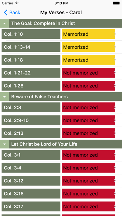 How to cancel & delete Colossians-Mem from iphone & ipad 3