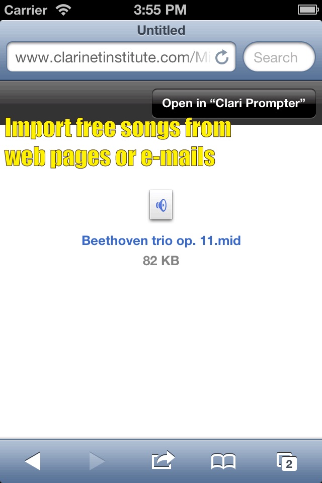 Clarinet Prompter screenshot 3